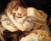 让 巴蒂斯特 格勒兹 : La Jeune Fille A La Colombe